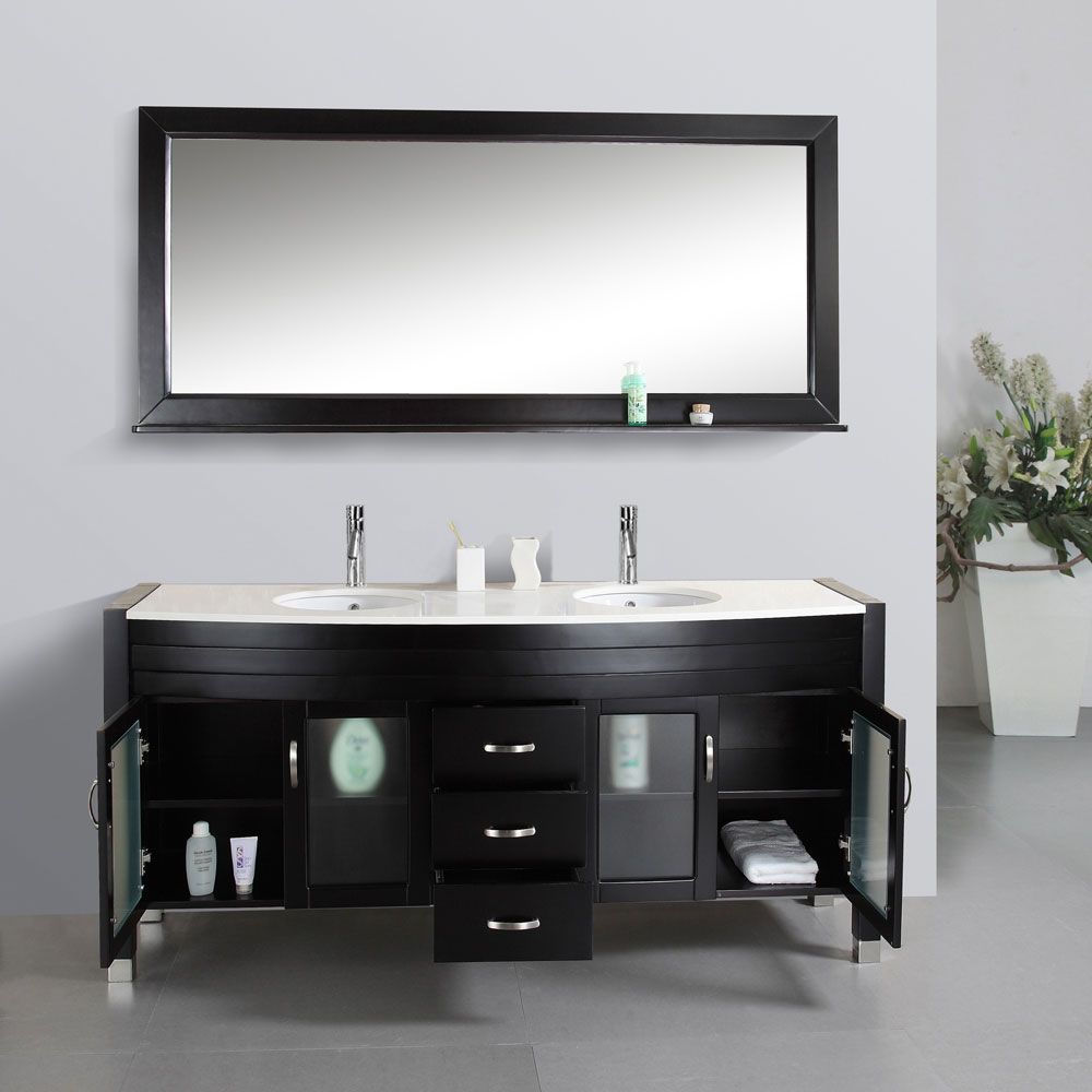 71 inch Double Sink Vanity from Virtu USA