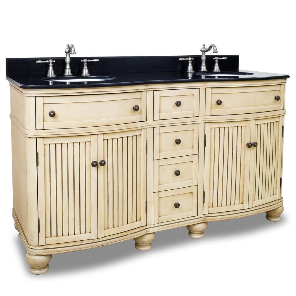 The Venice rustic vanity offers a country feel to any modern city home