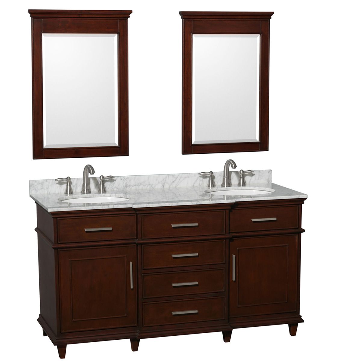berkeley double sink vanity dark chestnut eco friendly vanities